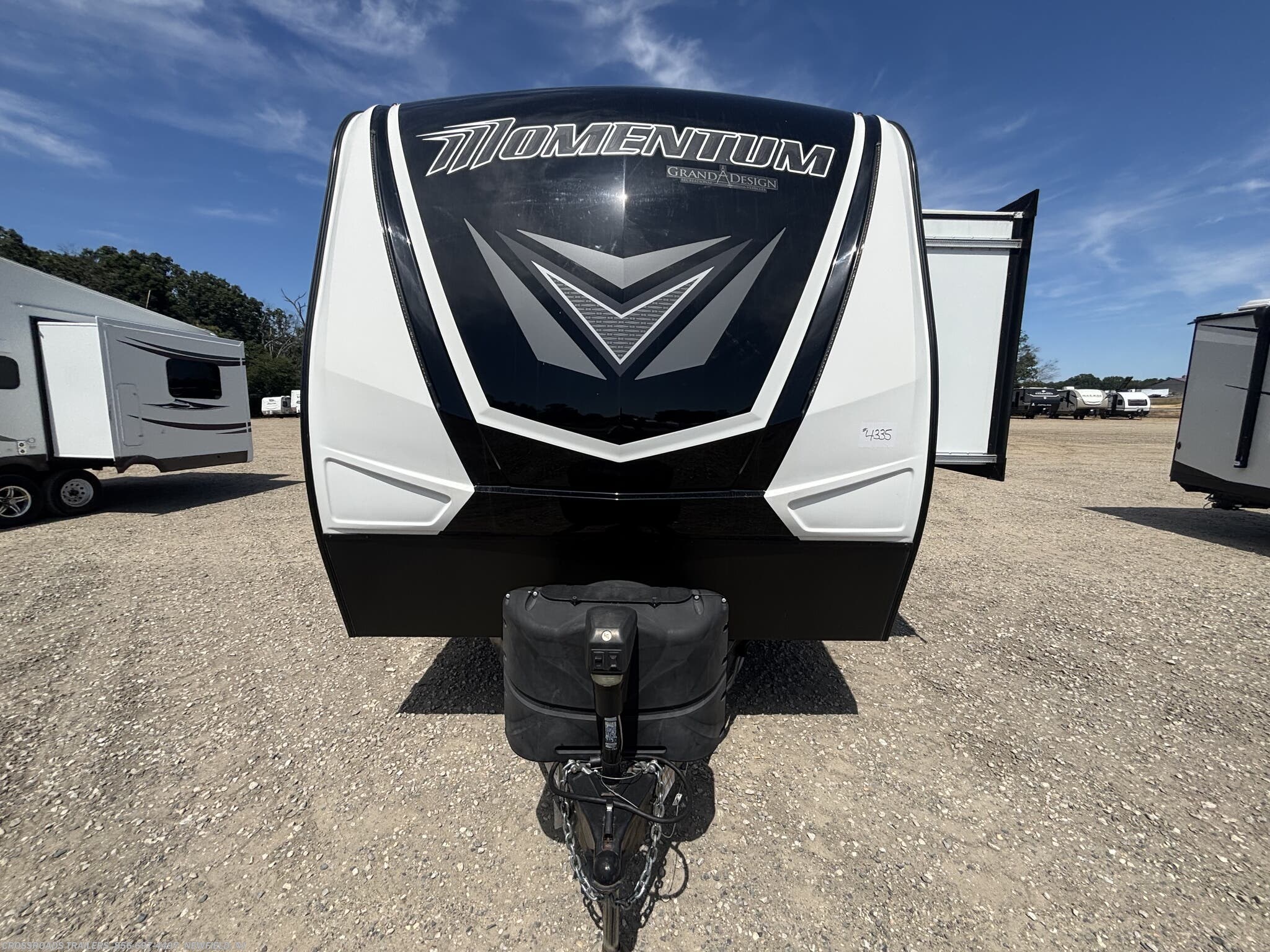 2021 Grand Design Momentum G-Class 21G - Used Toy Hauler For Sale by Crossroads Trailer Sales, Inc. in Newfield, New Jersey features Toilet, LP Detector, Air Conditioning, Stove Top Burner, Water Heater