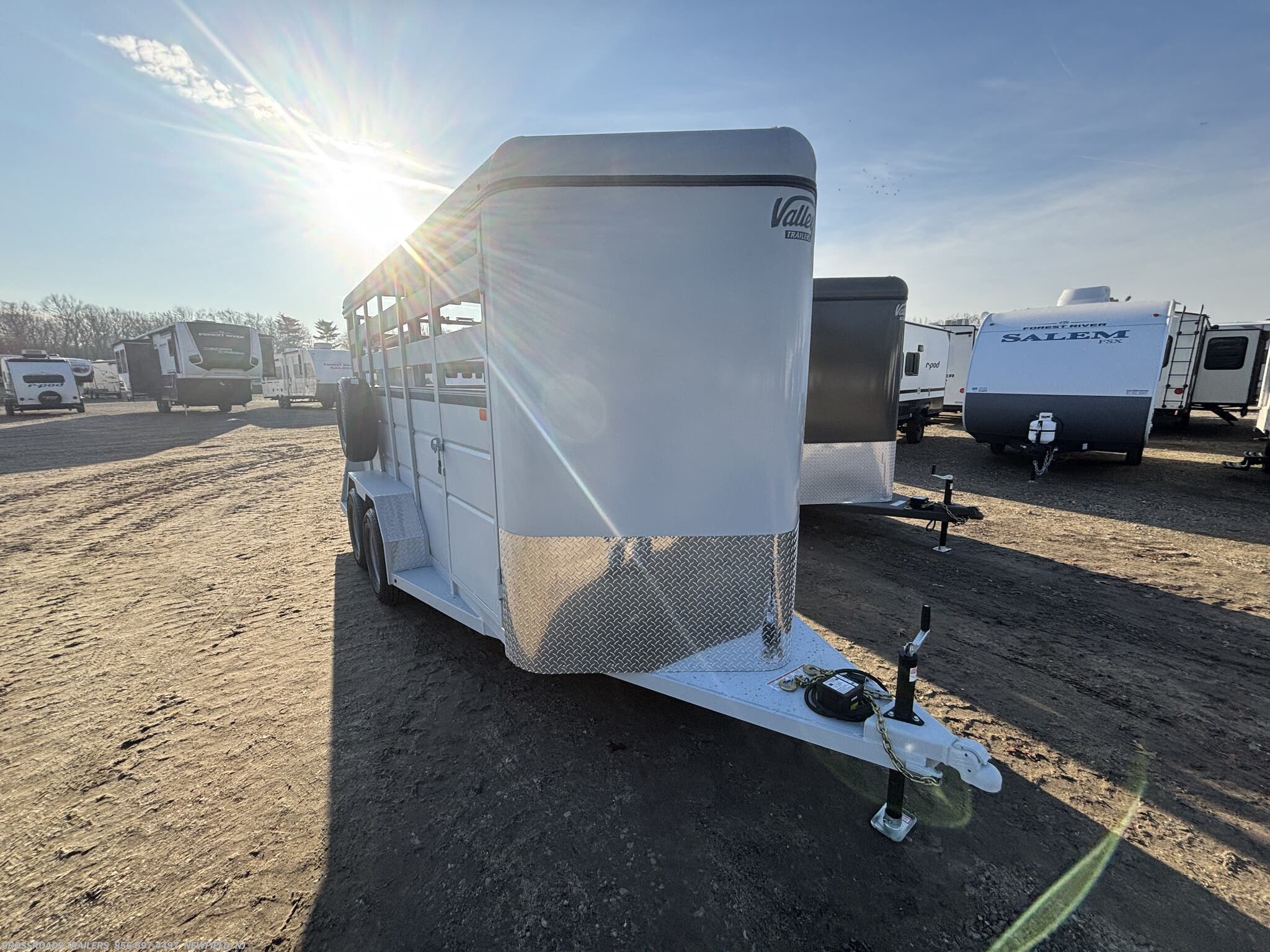 TURNPIKE LIVESTOCK TRAILER MAMMOTH ブリキ 0632 - 2026 Valley Trailers 6x16 Stock Trailer (26016) Cattle