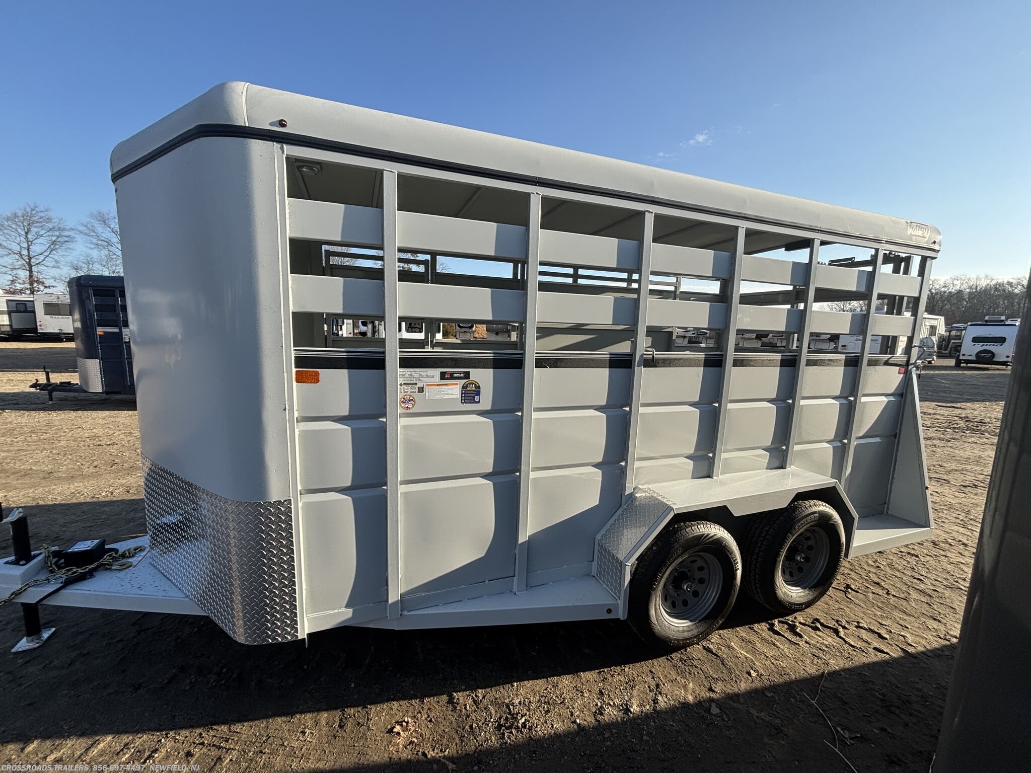 TURNPIKE LIVESTOCK TRAILER MAMMOTH ブリキ 0632 - 2026 Valley Trailers 6x16 Stock Trailer (26016) Cattle