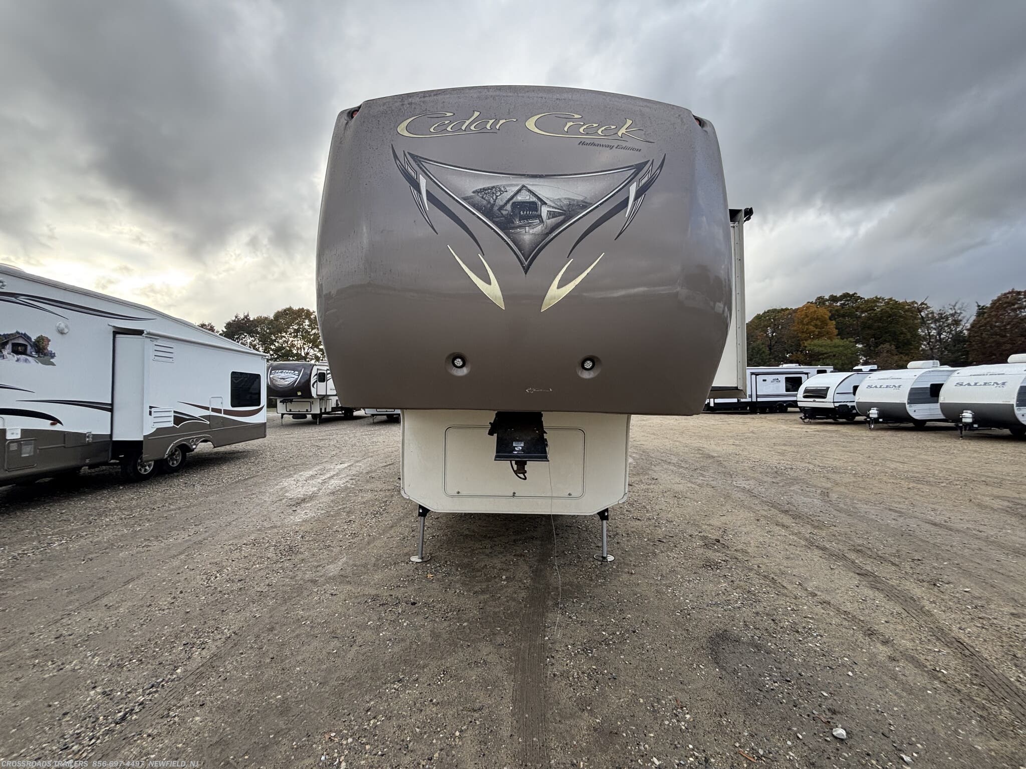 2016 Forest River Cedar Creek 34RE - Used Fifth Wheel For Sale by Crossroads Trailer Sales, Inc. in Newfield, New Jersey