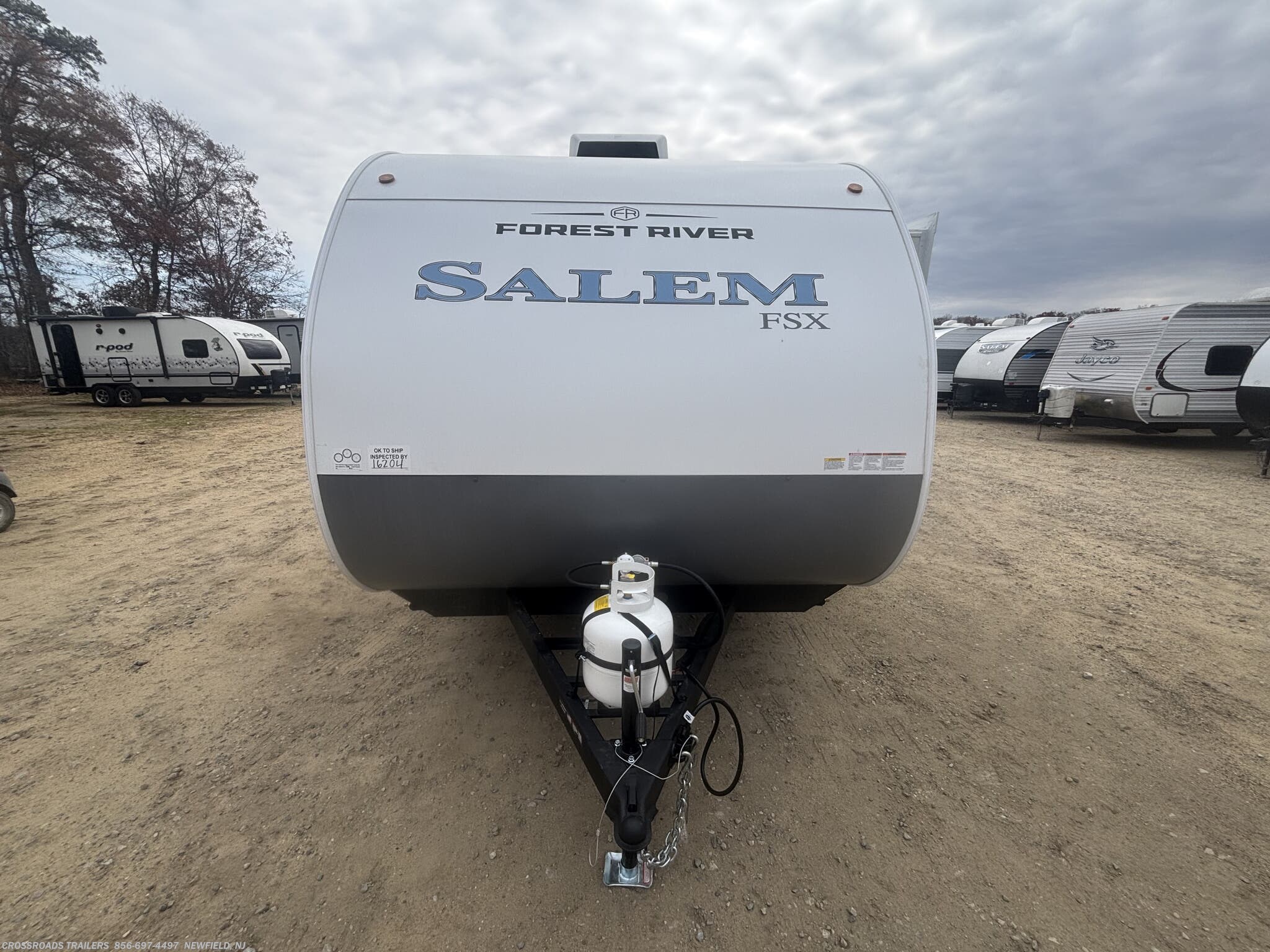 2026 Forest River Salem FSX 178ICE - New Travel Trailer For Sale by Crossroads Trailer Sales, Inc. in Newfield, New Jersey features Bath & 1/2, Refrigerator, Slideout, Awning, Queen Bed