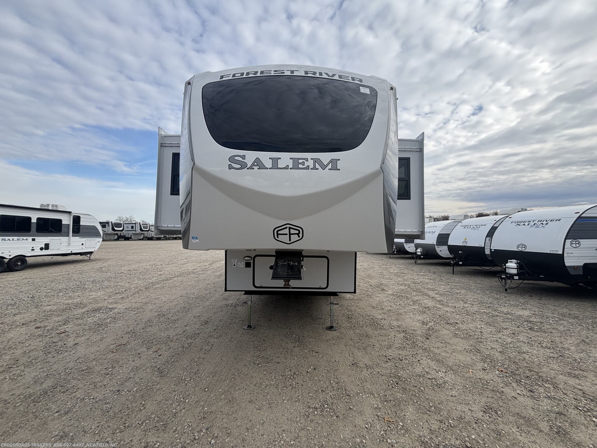 2026 Forest River Salem Hemisphere Elite 36FL - New Fifth Wheel For Sale by Crossroads Trailer Sales, Inc. in Newfield, New Jersey features Ladder, Solar Panel, Theater Seating, Dryer, Solar Panels
