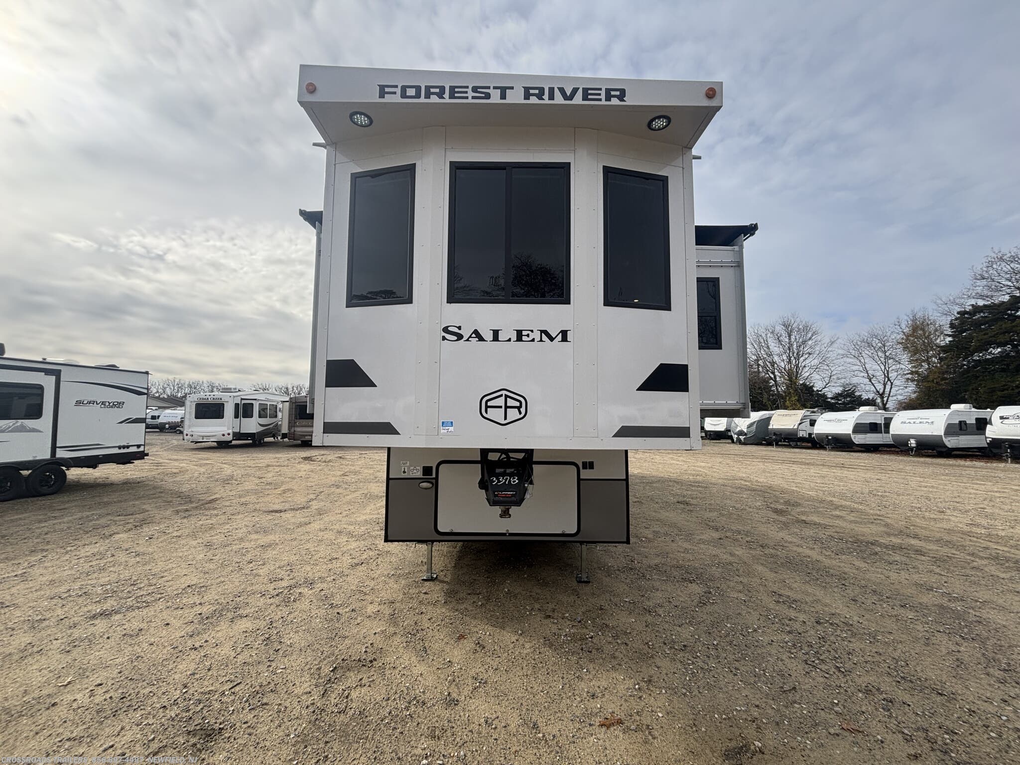 2026 Forest River Salem Hemisphere ROOST43 - New Destination Trailer For Sale by Crossroads Trailer Sales, Inc. in Newfield, New Jersey features Ceiling Fan, Air Conditioning, Shower, Dryer, 50 Amp Service