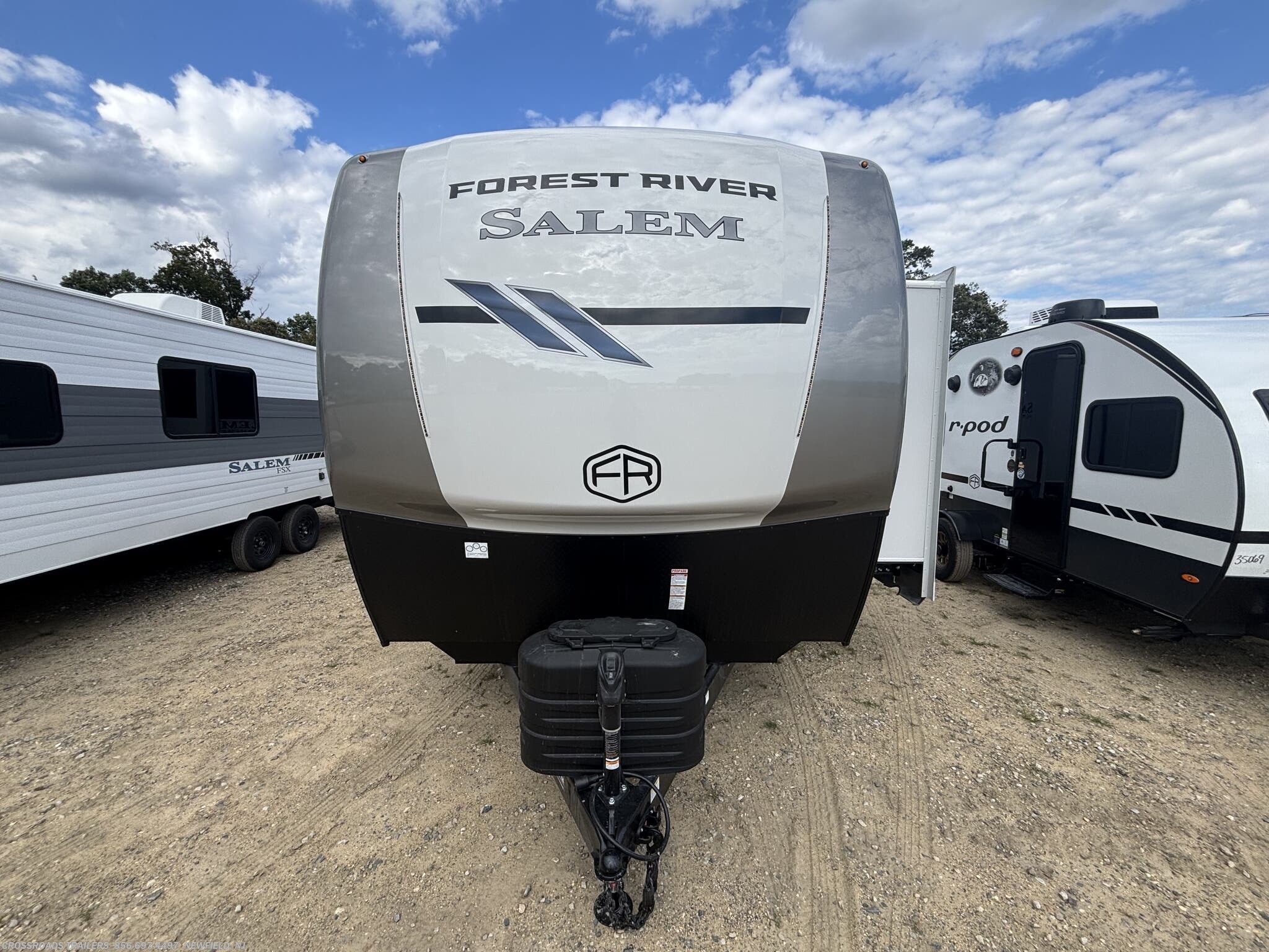 2026 Forest River Salem Hemisphere 301FAM - New Travel Trailer For Sale by Crossroads Trailer Sales, Inc. in Newfield, New Jersey features Fire Extinguisher, Bunk Beds, TV Antenna, Battery Charger, Propane