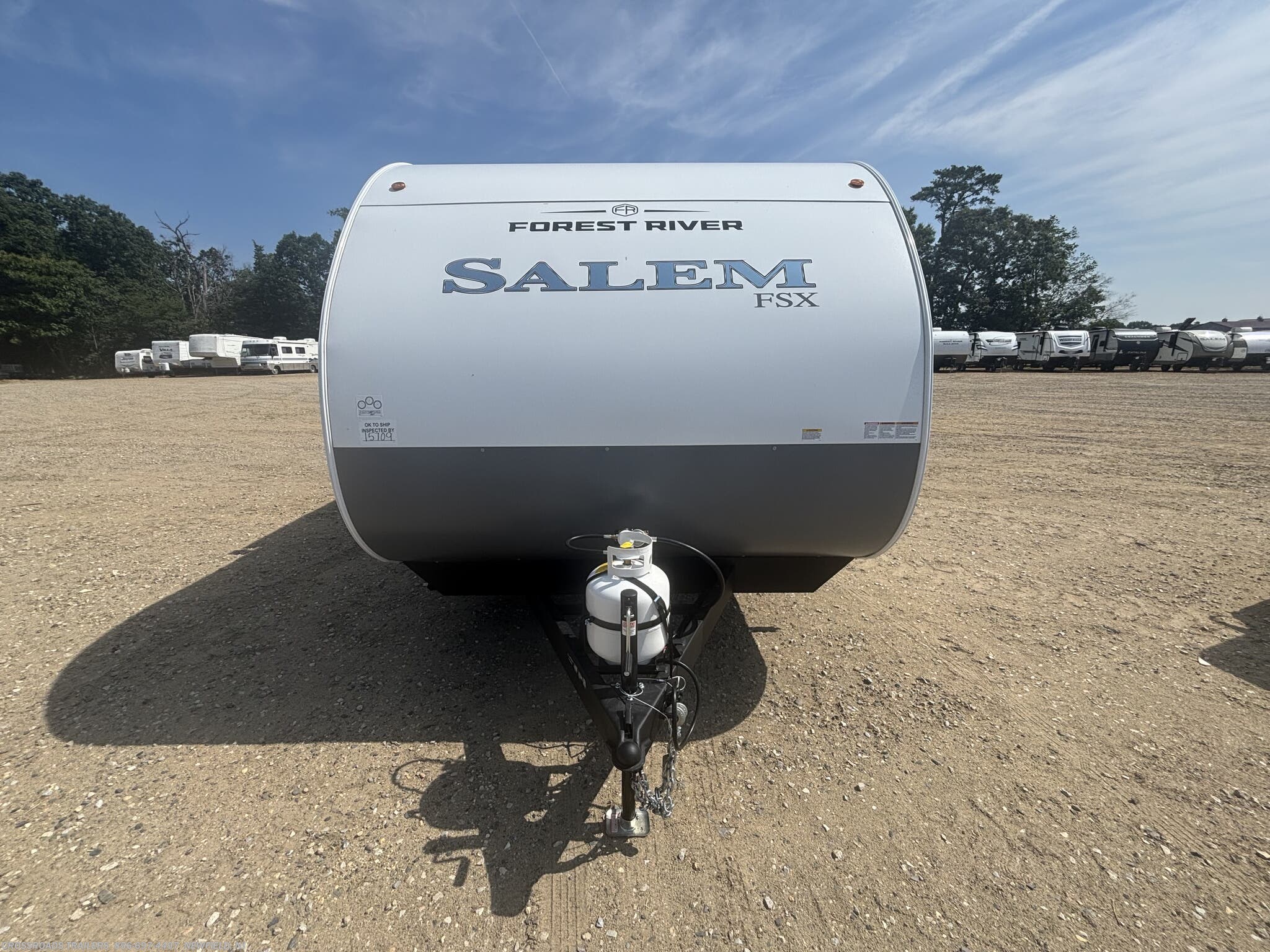 2026 Forest River Salem FSX 266BHLE - New Travel Trailer For Sale by Crossroads Trailer Sales, Inc. in Newfield, New Jersey features Shower, Awning, TV Antenna, Solar Panels, Water Heater