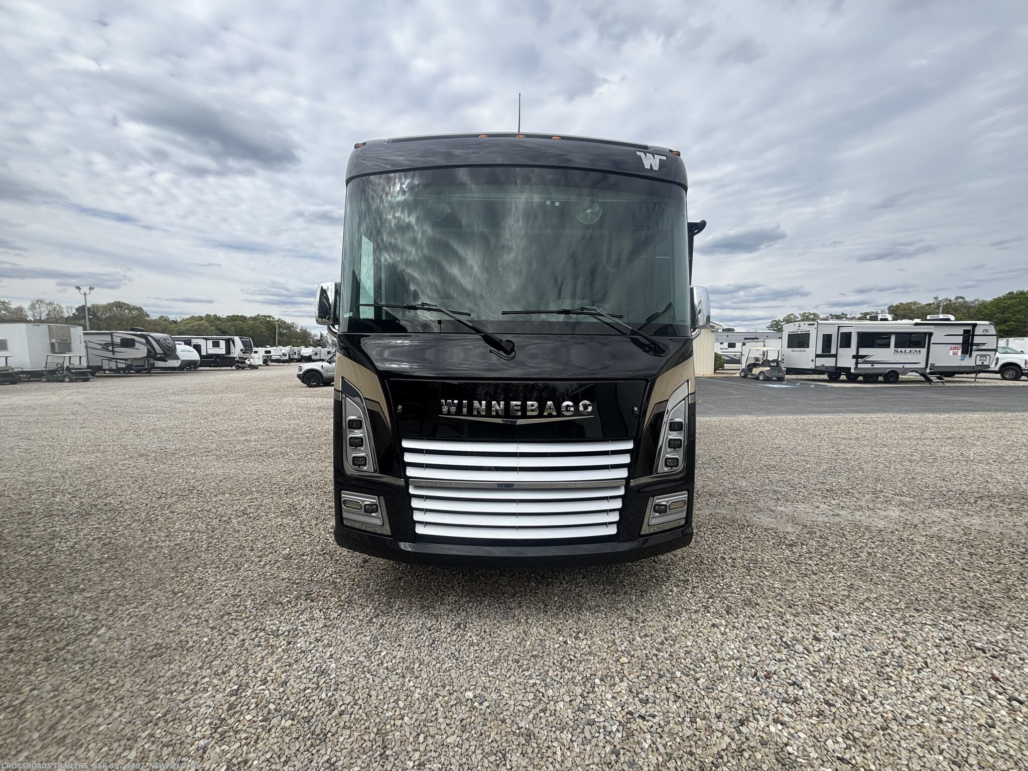 2023 Winnebago Adventurer 35F - Used Class A For Sale by Crossroads Trailer Sales, Inc. in Newfield, New Jersey features Air Conditioning, Convection Microwave, Slideout, Smoke Detector, Toilet