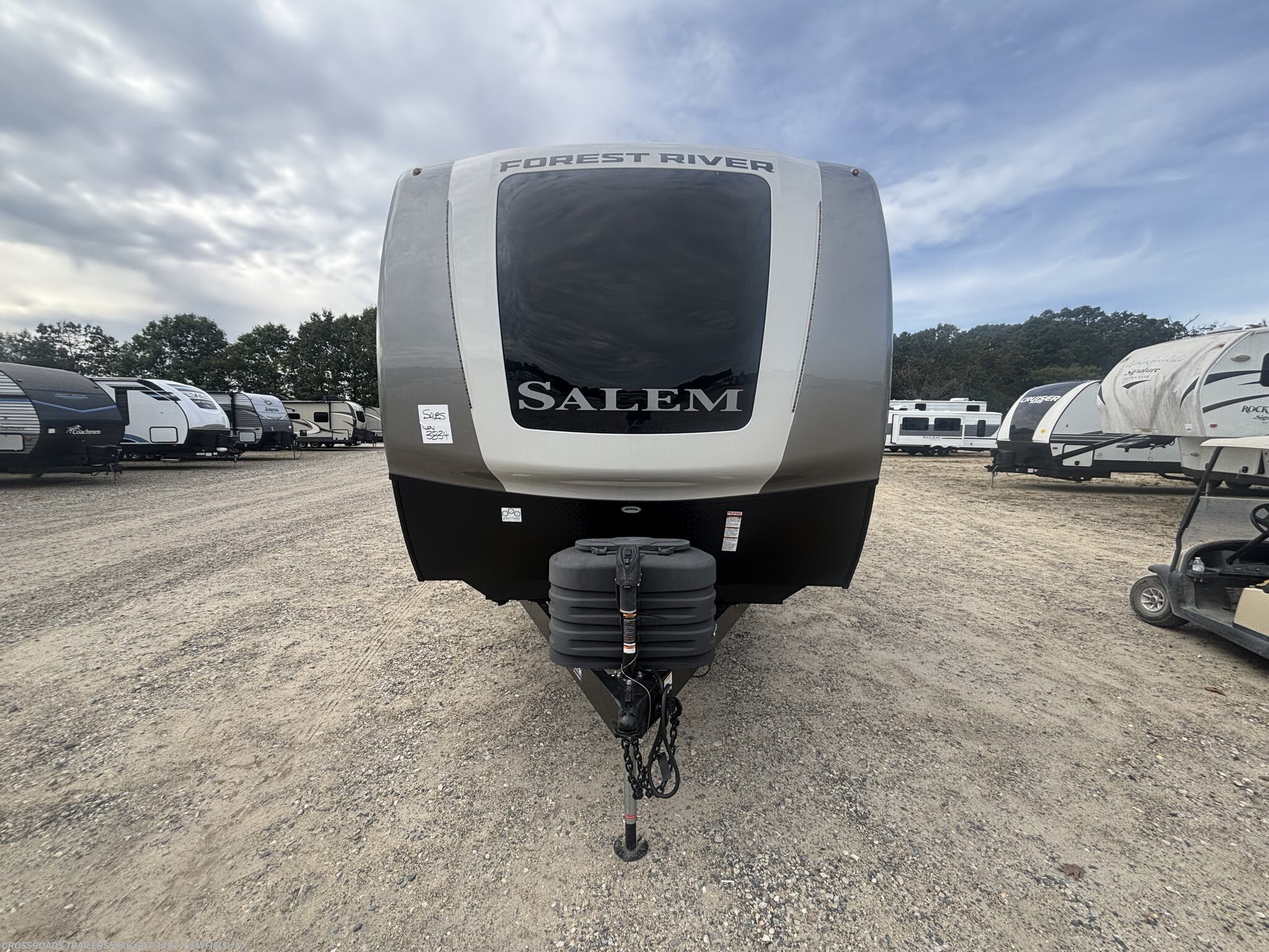 2026 Forest River Salem Hemisphere 271RL - Used Travel Trailer For Sale by Crossroads Trailer Sales, Inc. in Newfield, New Jersey features Washer, Hitch, Slam Latch Baggage Doors, 50 Amp Service, Pantry