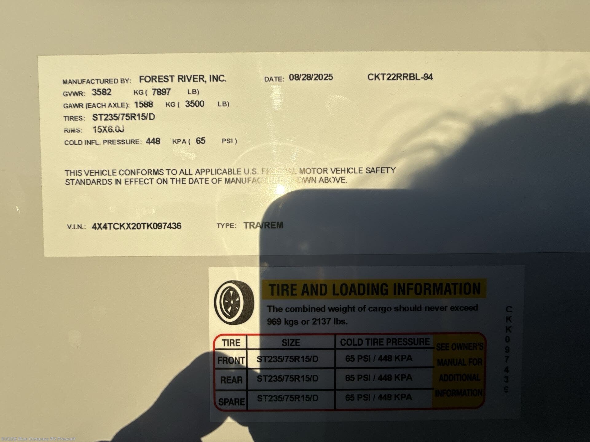 New 2026 Forest River Cherokee Grey Wolf Black Label 22RRBL available in Prescott, Arizona