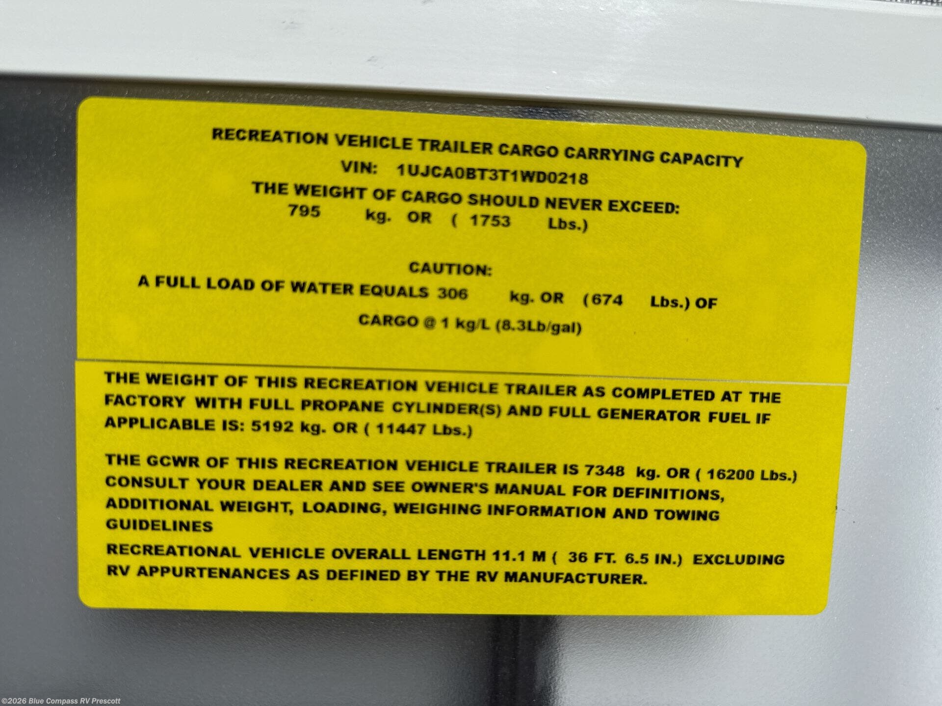 New 2026 Jayco Eagle 321RSTS available in Prescott, Arizona