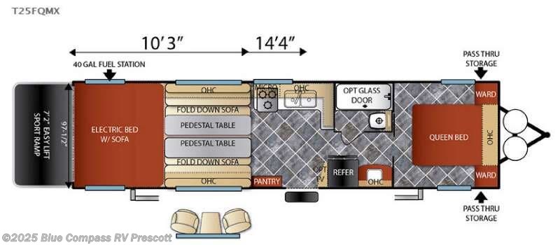 2017 Forest River Shockwave 25FZMX - Used Toy Hauler For Sale by Blue Compass RV Prescott in Prescott, Arizona