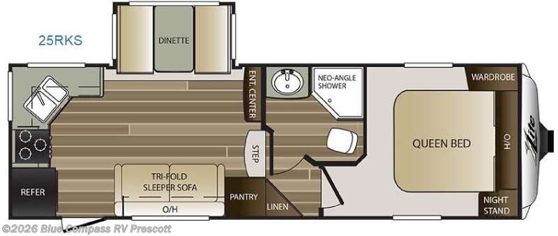2016 Keystone Cougar X-Lite 25RKS - Used Fifth Wheel For Sale by Blue Compass RV Prescott in Prescott, Arizona features Slideout