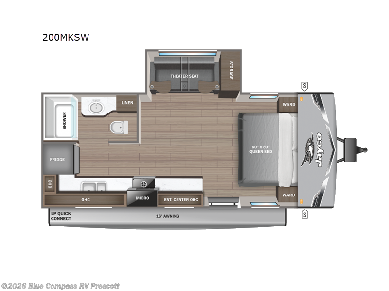 2026 Jayco Jay Flight SLX 200MKSW - New Travel Trailer For Sale by Blue Compass RV Prescott in Prescott, Arizona