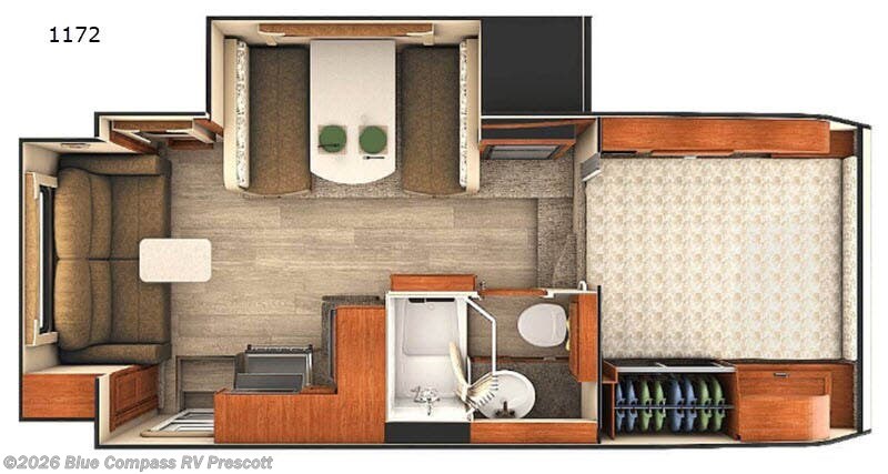 2019 Lance Lance 1172 - Used Truck Camper For Sale by Blue Compass RV Prescott in Prescott, Arizona features Slideout