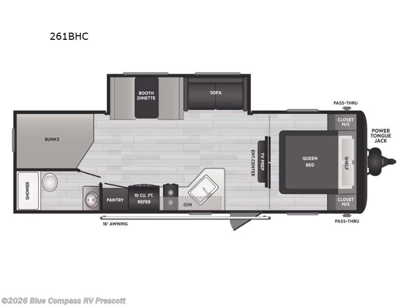 2024 Keystone Springdale Classic 261BHC - Used Travel Trailer For Sale by Blue Compass RV Prescott in Prescott, Arizona features Slideout