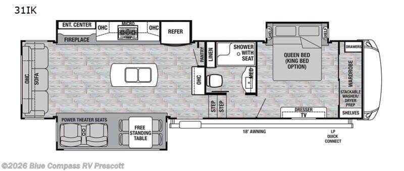 2019 Forest River Cedar Creek Silverback 31IK - Used Fifth Wheel For Sale by Blue Compass RV Prescott in Prescott, Arizona features Slideout