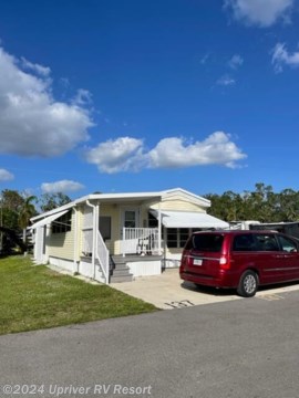 &lt;p&gt;This Park Model is a one bedroom one bath unit, located on our South Dr.&amp;nbsp; The water heater replaced in 2019 and AC in 2018. The lanai&amp;nbsp;is set up with a large screen TV and has a storage room at the end with washer and dryer. Ample room for guests with two queen size sleeper couches, the bedroom also has a queen size bed.&amp;nbsp;&lt;/p&gt;
&lt;p&gt;&lt;span style=&quot;color: #393939; font-family: Roboto, sans-serif; font-size: 16px;&quot;&gt;This Park Model is move in ready, kitchen is fully equipped, linens, towels, furniture, and appliances will remain.&lt;/span&gt;&lt;/p&gt;